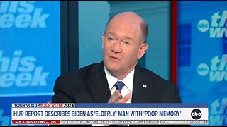 Sen Chris Coons Bashes Trump When Asked About Biden's Memory