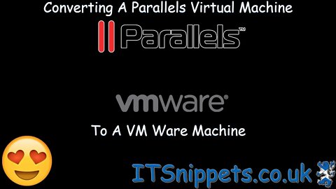 How To Convert A Mac Parallels Image To A VMWare Image EASILY (@youtube, @ytcreators)