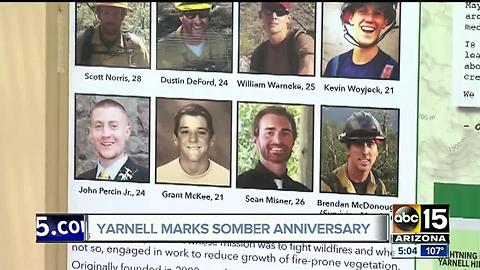 Yarnell marks somber anniversary of deadly fire