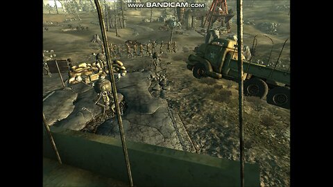 Military Checkpoint | Feral Ghoul Roamer Apocalypse - Fallout 3 (2008) - NPC Battle 63