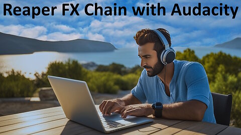 How to use Reaper FX Chain with Audacity for Podcast and Voiceover