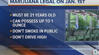 Recreational marijuana legal in Nevada Jan. 1