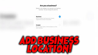 How to Add Business Location on Instagram