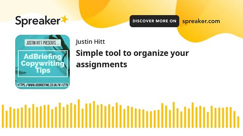 Simple tool to organize your assignments