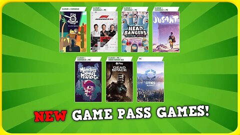 Mid October Game Pass Games Announced