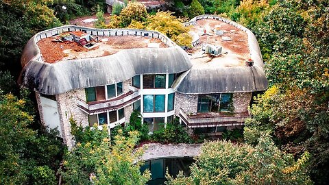 Mortician's Abandoned Mansion Forgotten In The Forest | The 'Flintstones' Mansion | Exploring Deeper