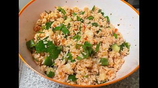 How To Make Vegan Vegetable Rice =)