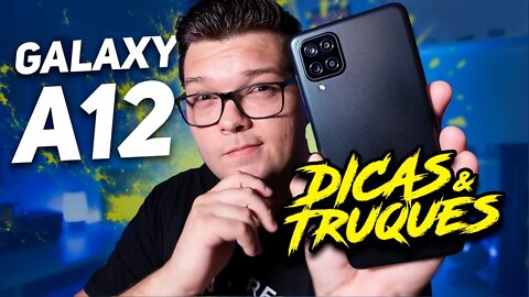 Galaxy A12 - TOP 10 DICAS & TRUQUES pra DEIXAR ELE AINDA MELHOR!
