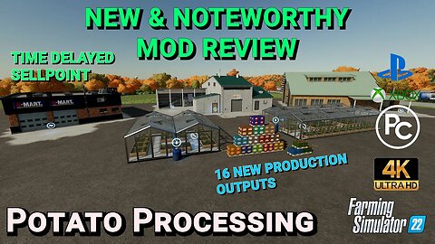 Potato Processing Mod Review Farming Simulator 22