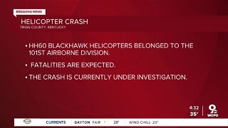 Two Army helicopters crash in southern Kentucky