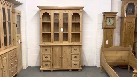 Large Reclaimed Pine Dresser With Drawers (T0708F) @Pinefinders Old Pine Furniture Warehouse