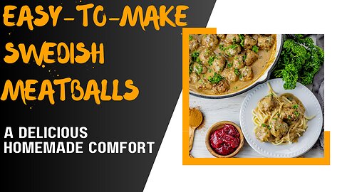 Swedish Meatballs Recipe #SwedishMeatballs #EasyRecipe