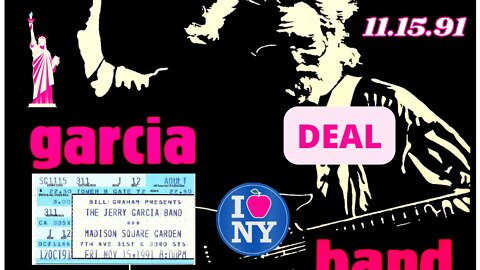 DEAL | JERRY GARCIA BAND LIVE NY 11.15.91