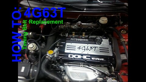 How To: Mitsubishi Eclipse 4G63T Timing Belt Fat Guy Builds