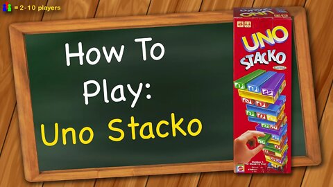 How to play Uno Stacko