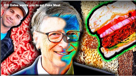 Billionaire Bill Gates endorsing fake meat