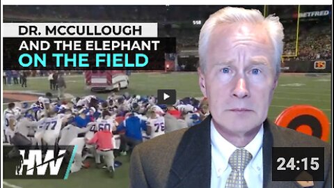 DR. MCCULLOUGH AND THE ELEPHANT ON THE FIELD