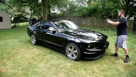 2008 Black Mustang Detailing ( Mirror Effect ) Ryobi Pressure Washer - Cordless