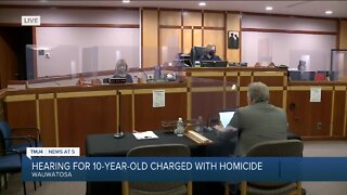 10-year-old accused of killing his mother appears in court