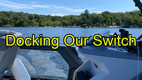 Docking our SeaDoo Switch