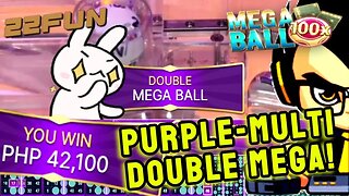 MEGA BALL BINGO - YUNG PURO PURPLE MULTI YUNG LUMABAS SA DOUBLE-MEGA NI SANDRO! 😍ANG SARAP NG 42K!😁