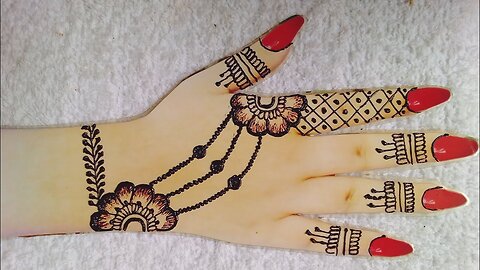 Arabic Flower Mehndi Design | Simple Back Hand Mehndi Designs | Sana Designs