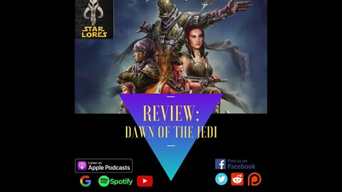 Review: Dawn of The Jedi