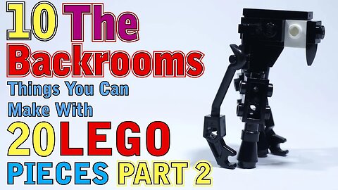 10 The Backrooms things you can make with 20 Lego pieces Part 2