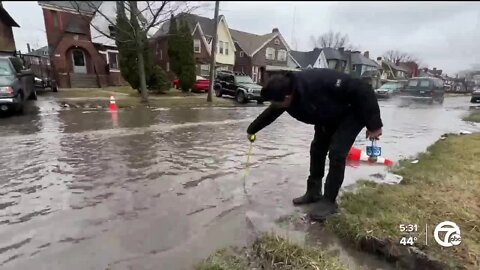 Detroit families fed up with flooded streets