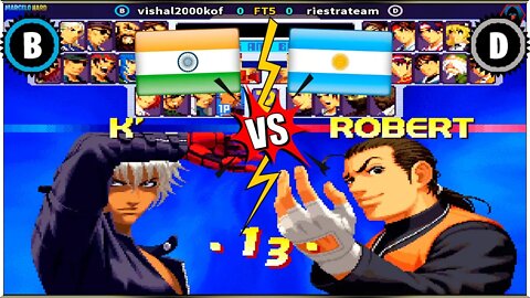 The King of Fighters 2000 (vishal2000kof Vs. riestrateam) [India Vs. Argentina]