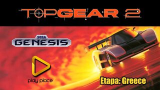 Top Gear 2 - Sega Genesis / Greece