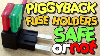 Piggyback Fuse Holders SAFE OR NOT? Auto electrics bench test - by VOGMAN