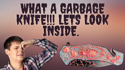 WHAT'S INSIDE A GARBAGE $10 KNIFE