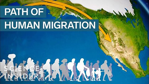 Map Shows How Humans Migrated Across The Globe