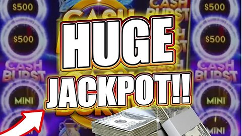 I FINALLY GOT LUCKY! ★ Max Betting Cash Burst Wins a Mega Jackpot Bonus!