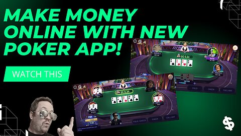 Make Money Online with new poker app!