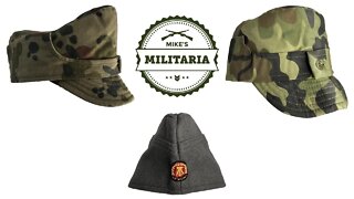 NEW ITEMS at Mike's Militaria! Romanian Field Caps, East German Wool Overseas Caps.