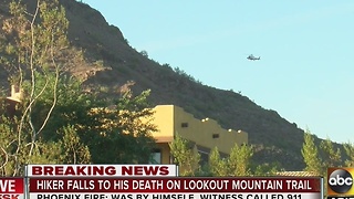 Hiker falls to his death on Lookout Mountain