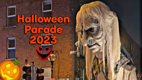 Giant Figure Charms in the Revived Macnas Halloween Parade 2023