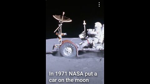 In 1971 Nasa put a car on the moon