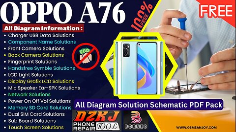 OPPO A76 All Schematic Diagram Free Solution