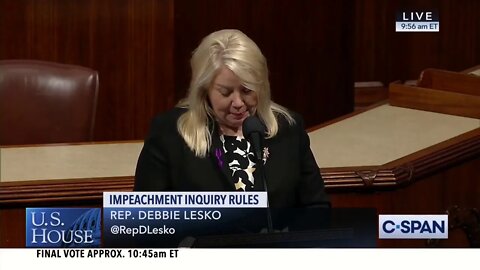 👀 Congresswoman Debbie Lesko Slams Democrats Sham Impeachment