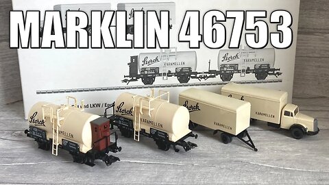 MARKLIN 46753 Storck Karamellen Tank Car Set - Unboxing & Review | HO Scale Märklin