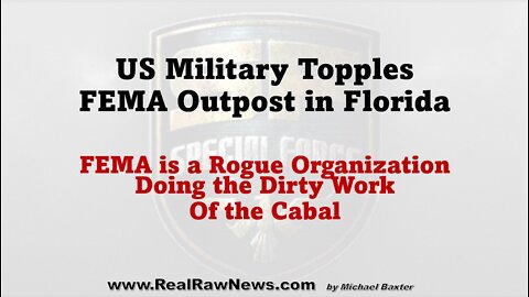 Military Topples a FEMA Outpost in Florida when caught Looting Homes