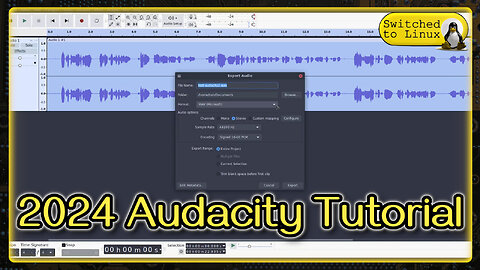 2024 Audacity Tutorial - Basics, Plugins, Macros, Outputs