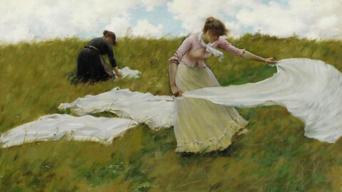 Fields and Flowers | Vintage Paintings Brought To Life | Art For Your TV