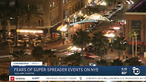 NYE events move ahead in San Diego's Gaslamp Quarter despite rise in Omicron cases