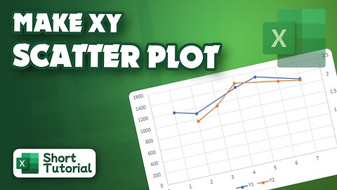 How to make XY scatter plot in Excel