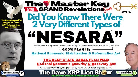 NEW DECODE (Audio Enhanced)-The Switch Is FLIPPED, DAVE XRPLION-SEPT '23-(MUST WATCH) TRUMP NEWS