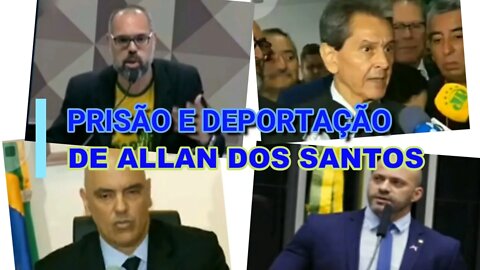 URGENTE ALLAN DOS SANTOS SERÁ PRESO E EXTRADITADO